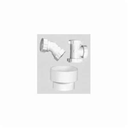 Dearborn Brass Elbow, FittingConnector Type 45 deg Elbow, 112 in Nominal, Slip, PVC, Import P9665